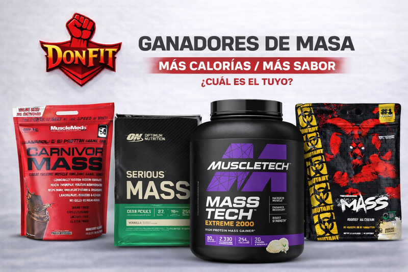 GANADORES DE MASA MUSCULAR