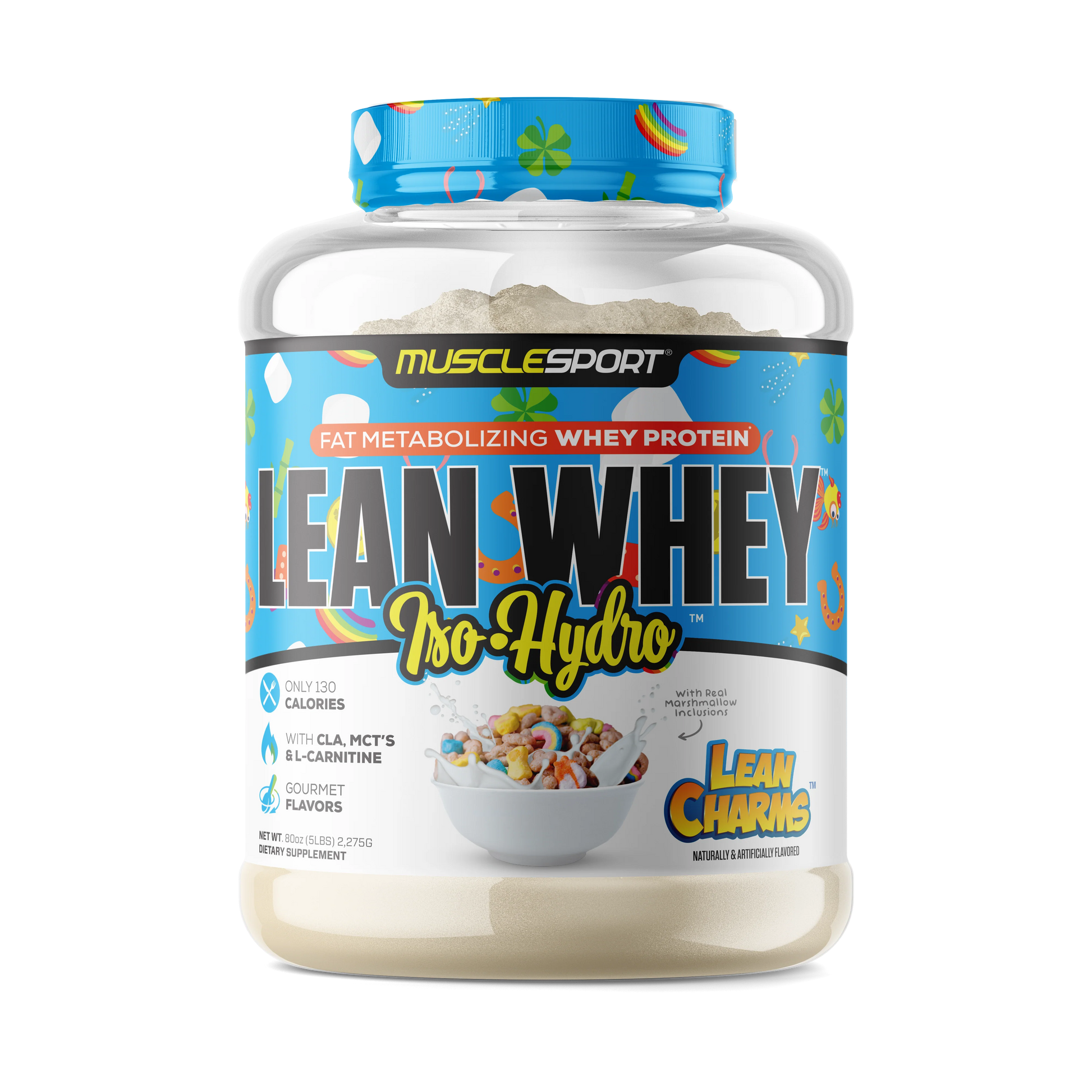 MUSCLESPORT LEAN WHEY ISO HYDRO GOURMET PROTEIN 5LB